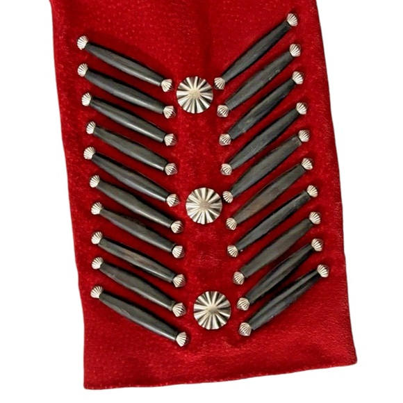 ❗️SOLD❗️NWT GENUINE SUEDE CRIPPLE CREEK JACKET WITH FRINGE AND NATIVE DETAILS - Picture 10 of 14